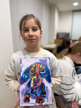 34 Učenci z izdelki